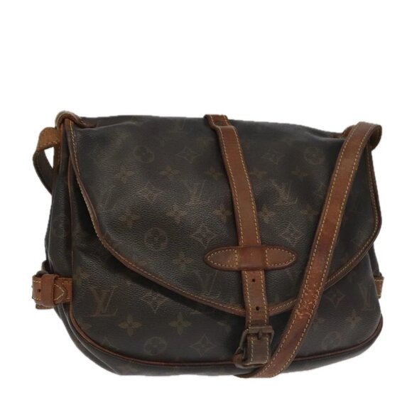 LOUIS VUITTON Monogram Saumur 30 Shoulder Bag LV - Picture 1 of 15